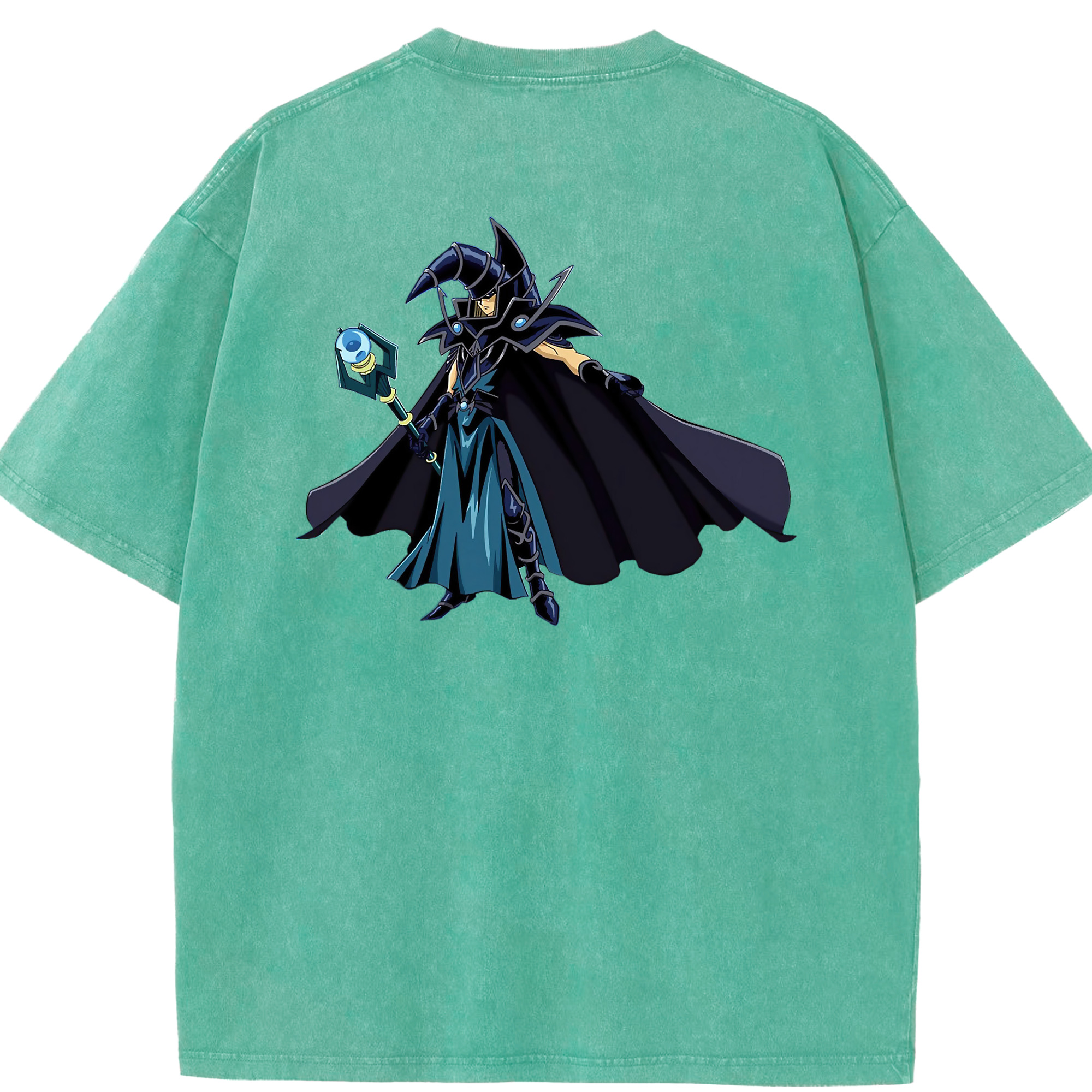 （画像用） 遊☆戯☆王 Yu-Gi-Oh! 綿100% ヴィンテージ風 半袖Tシャツ（背面プリント）